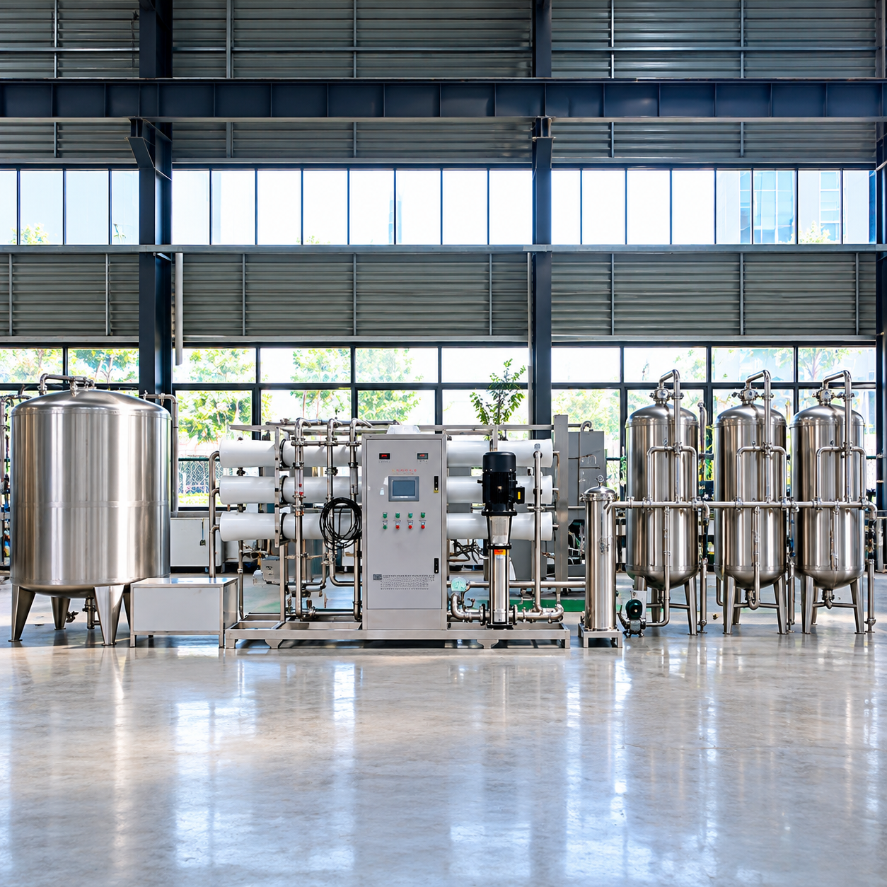 6000LPH Industrial Reverse Osmosis Plant